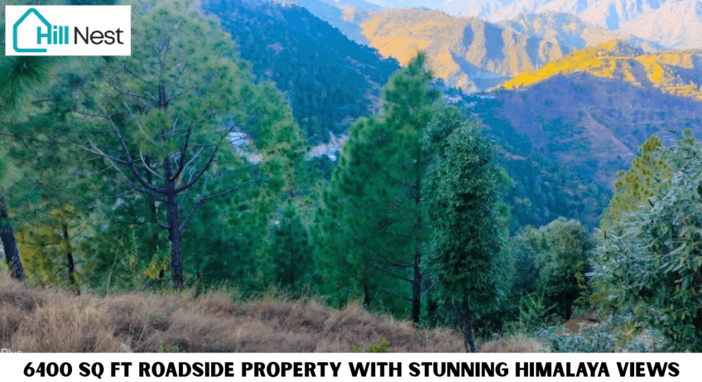 6400 Sq Ft Roadside Property with Stunning Himalaya Views