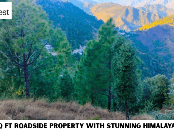 6400 Sq Ft Roadside Property with Stunning Himalaya Views