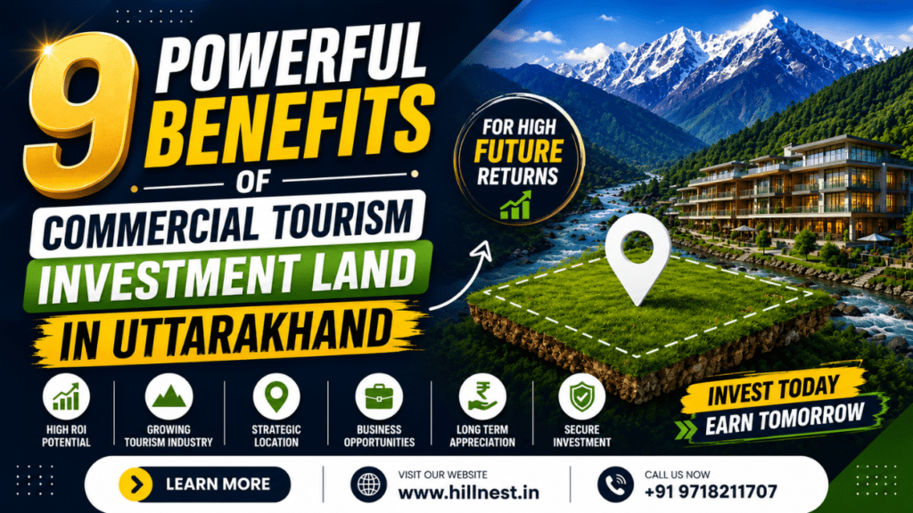 9 Powerful Benefits of Commercial Tourism Investment Land in Uttarakhand for High Future Returns 3 Commercial Tourism Investment Land in Uttarakhand