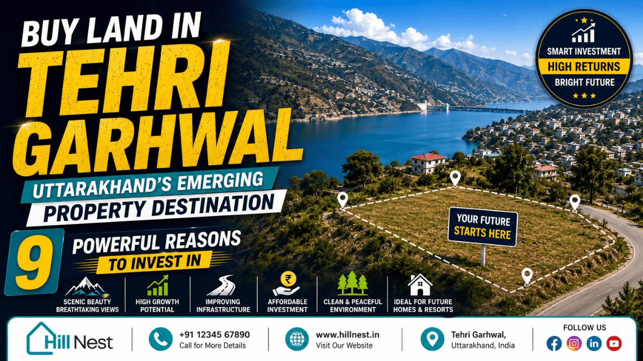Buy Land in Tehri Garhwal 9 Powerful Reasons to Invest in Uttarakhand’s Emerging Property Destination 1 Buy Land in Tehri Garhwal
