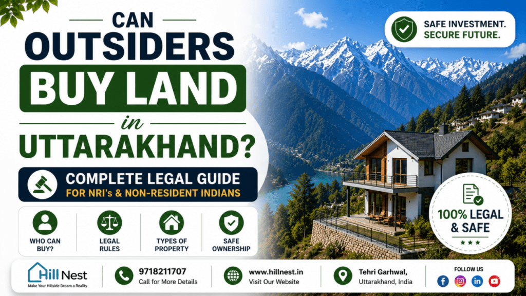 Can Outsiders Buy Land in Uttarakhand