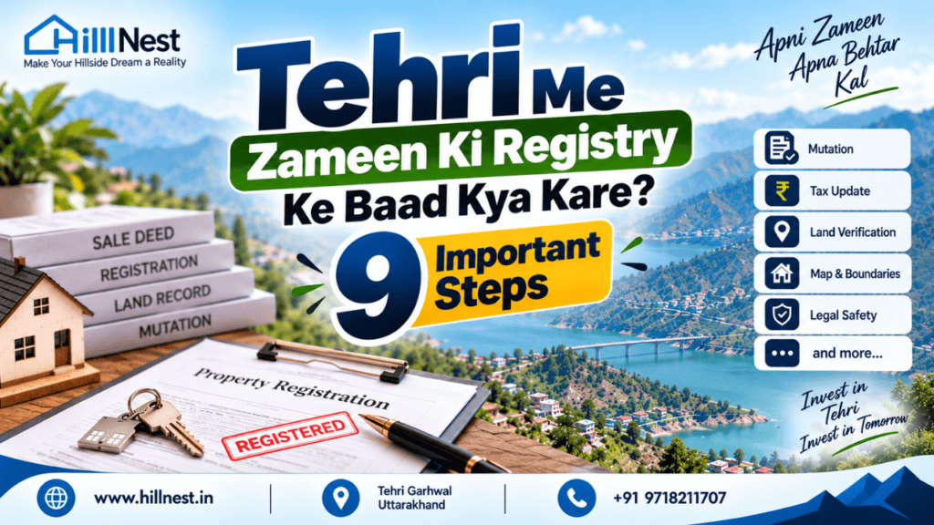 Tehri Me Zameen Ki Registry Ke Baad Kya Kare? 9 Important Steps 1 Tehri Me Zameen Ki Registry
